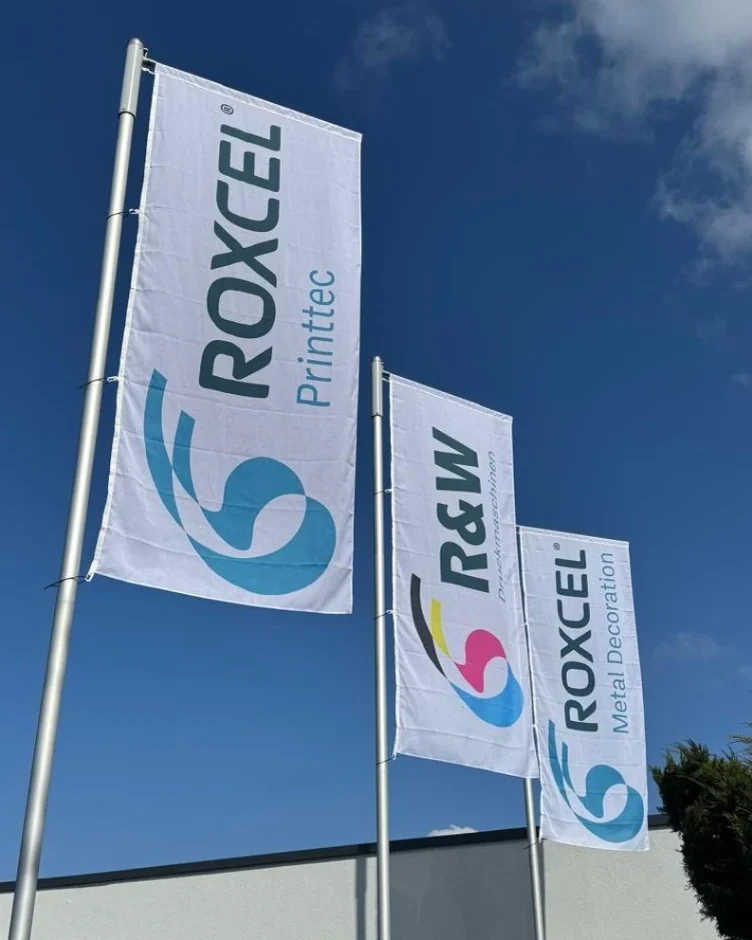 Flags of all members of ROXCEL Printing
