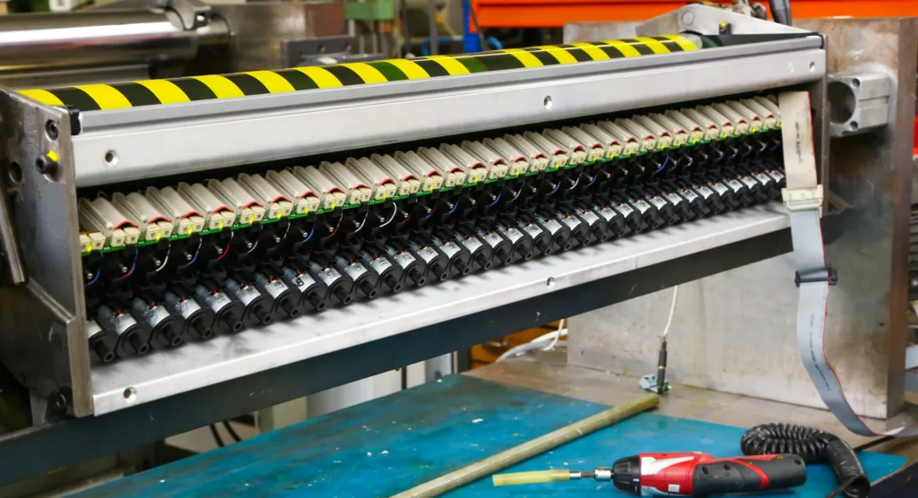printing machine during ink fountain overhaul