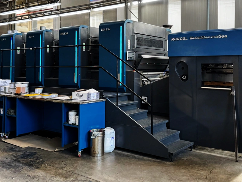 ROXCEL Metal Decoration printing machines setup