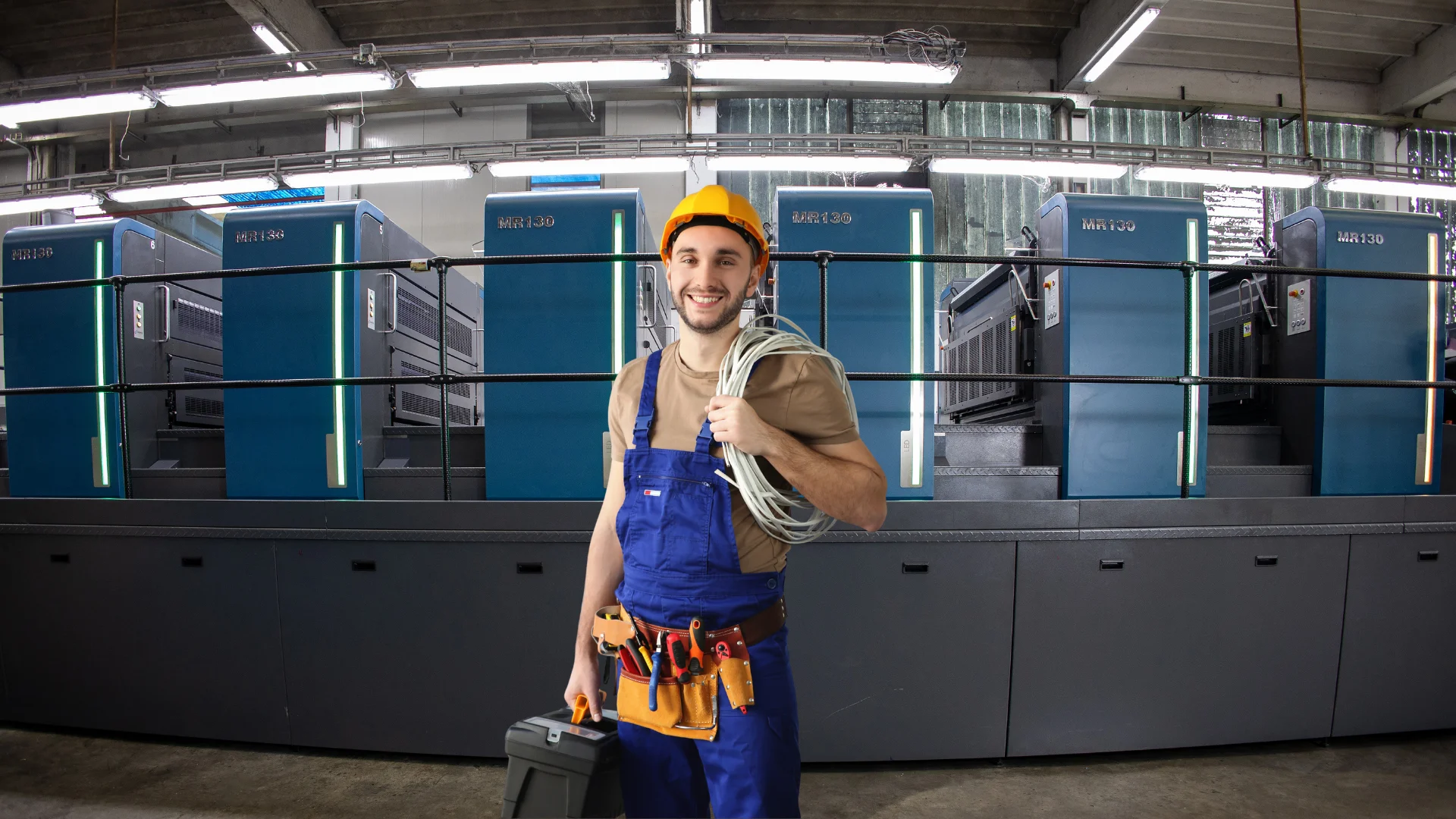 Smart technician is motivated working for ROXCEL